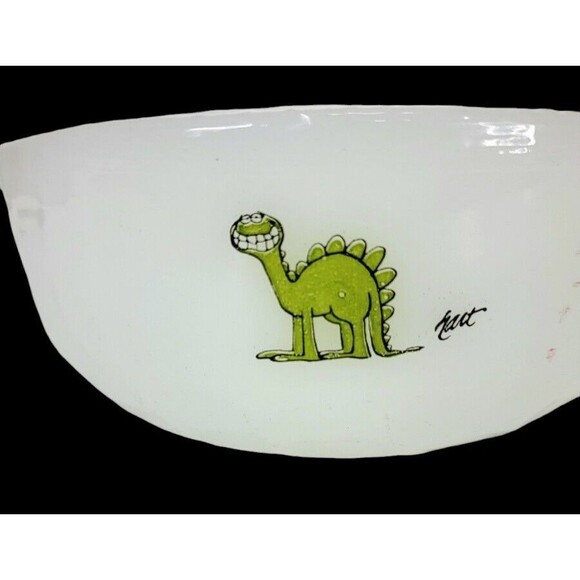 VTG 70s Fire-King Grog BC Comic Strip Ice Age Johnny Hart Caveman Cereal Bowl - Picture 1 of 13